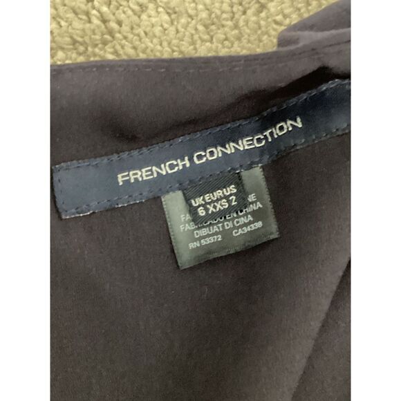 New. French Connection navy fit & flare dress. Runs big. Retails $129 - Picture 10 of 11